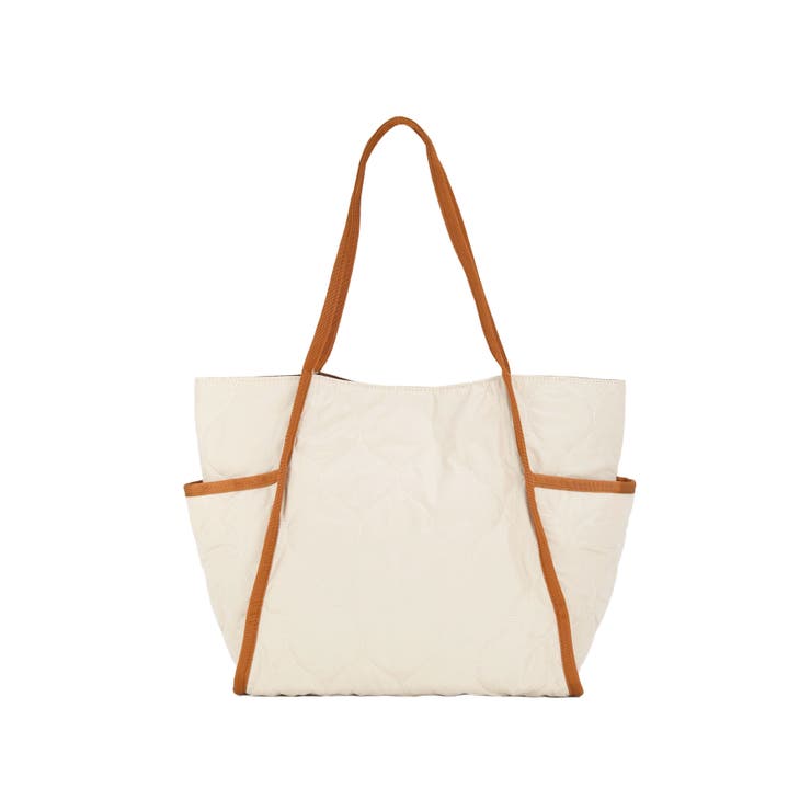 アイボリー | キルティングトートバッグ | TRYSIL