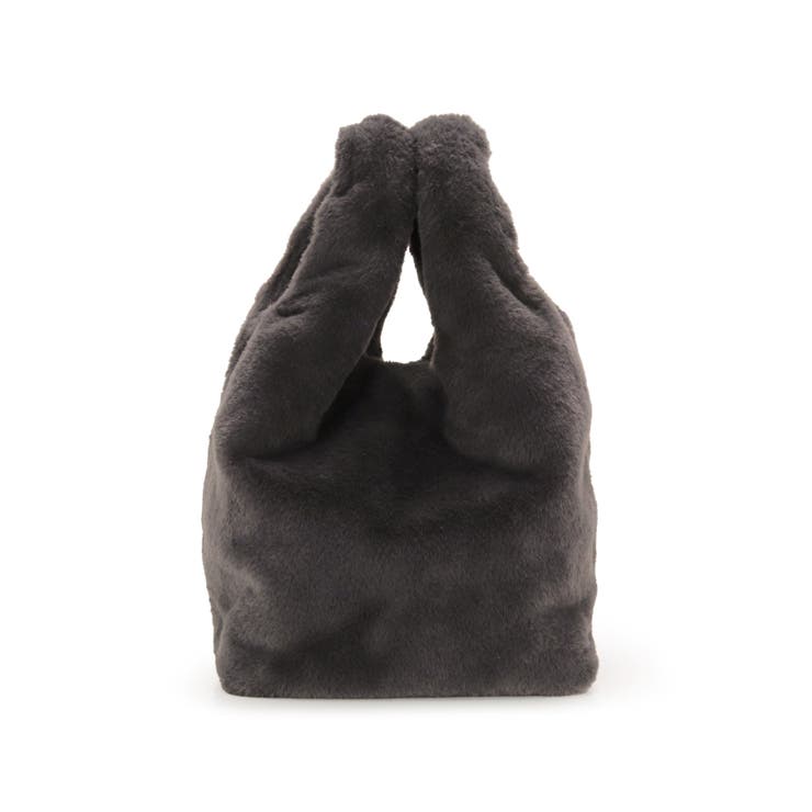 チャコール | エコファーショッパーバッグ | TRYSIL