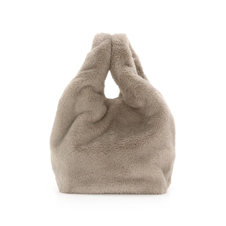 グレージュ | エコファーショッパーバッグ | TRYSIL