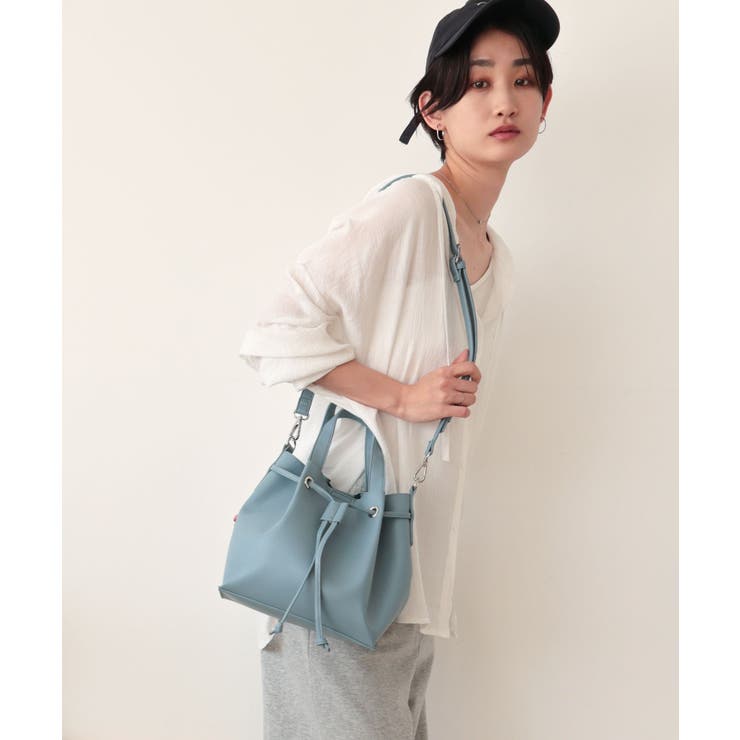 【デイリー/ミディアムサイズ/2way】2way巾着トートバッグ | TRYSIL | 詳細画像10 