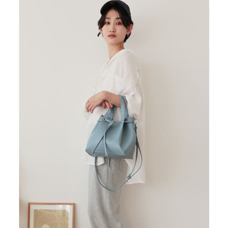 【デイリー/ミディアムサイズ/2way】2way巾着トートバッグ | TRYSIL | 詳細画像11 