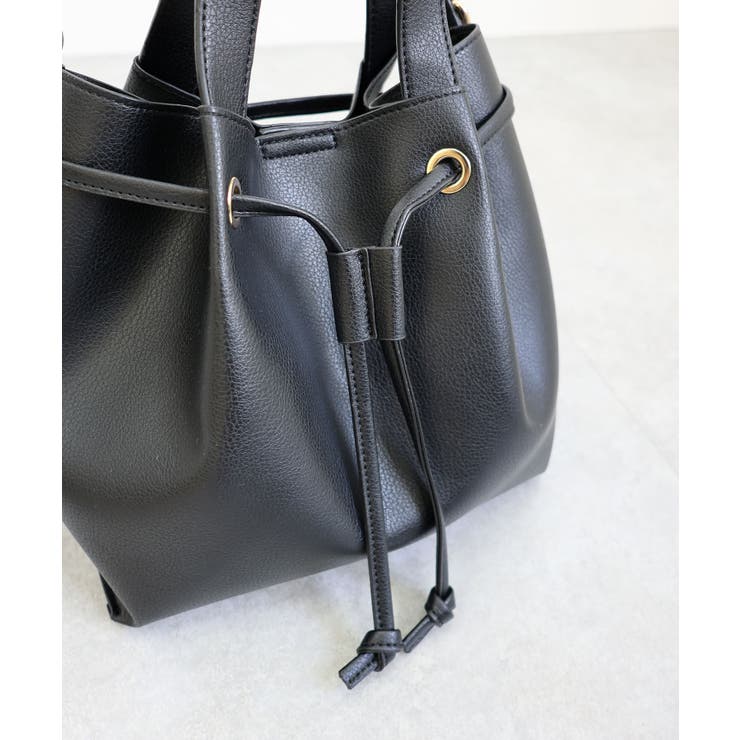 【デイリー/ミディアムサイズ/2way】2way巾着トートバッグ | TRYSIL | 詳細画像19 