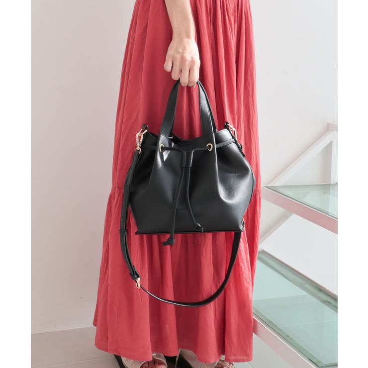 【デイリー/ミディアムサイズ/2way】2way巾着トートバッグ | TRYSIL | 詳細画像2 