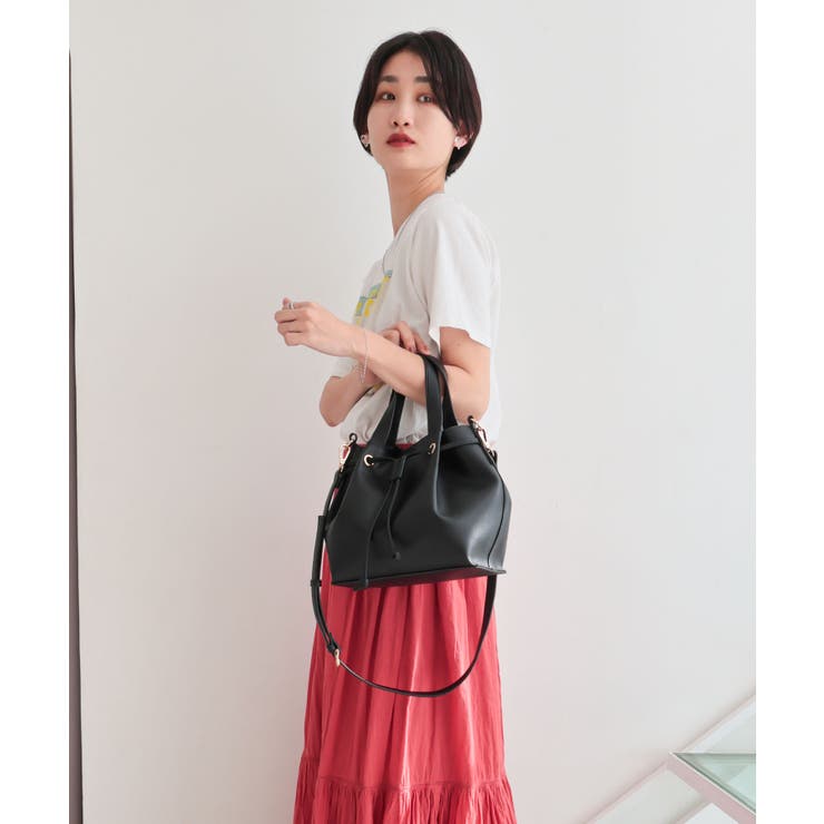 【デイリー/ミディアムサイズ/2way】2way巾着トートバッグ | TRYSIL | 詳細画像3 