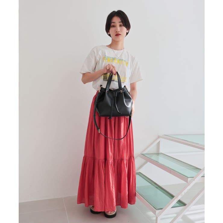 【デイリー/ミディアムサイズ/2way】2way巾着トートバッグ | TRYSIL | 詳細画像4 