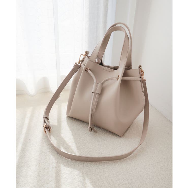 【デイリー/ミディアムサイズ/2way】2way巾着トートバッグ | TRYSIL | 詳細画像9 