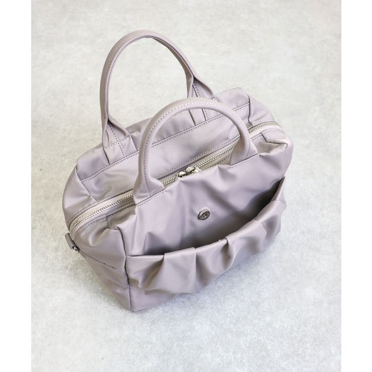 【旅行/軽量/2way】ギャザーポケット2WAYボストンバッグ | TRYSIL | 詳細画像17 