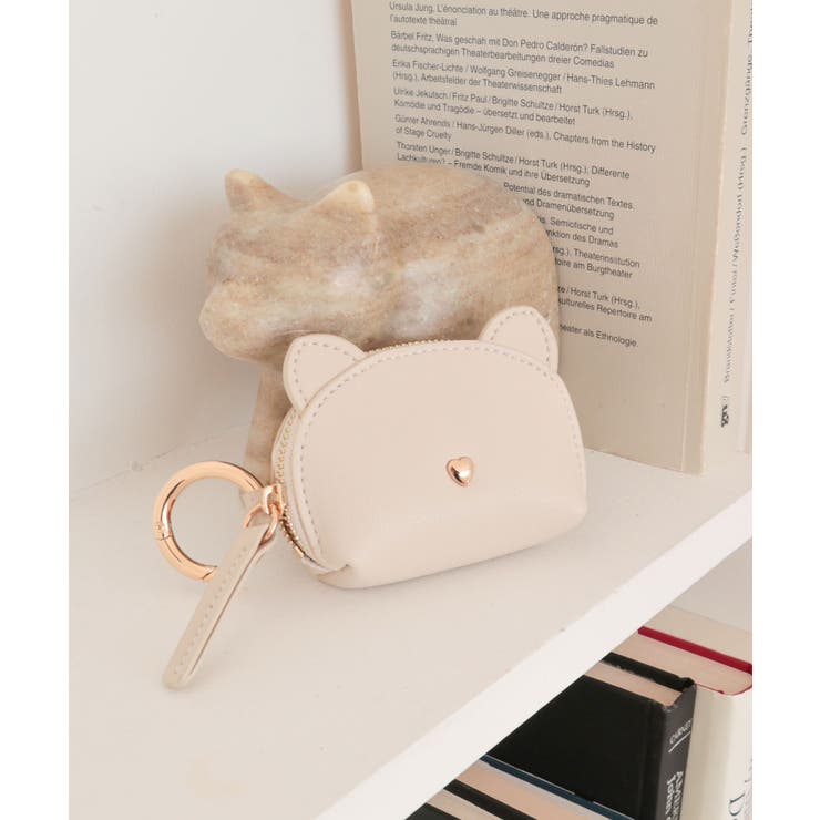 【プレゼント/コンパクト/小銭入れ】ネコキーケースポーチチャーム | TRYSIL | 詳細画像2 