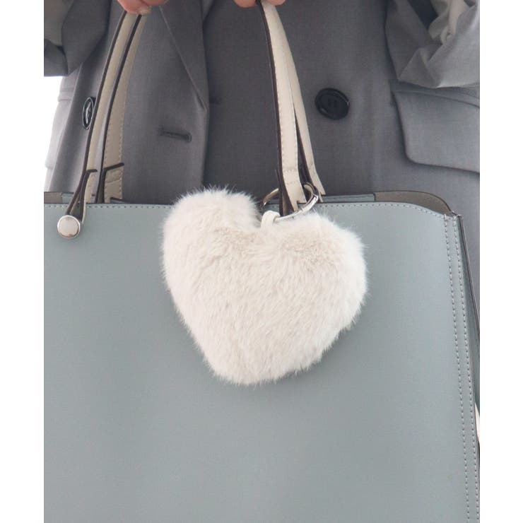 フェイクファーハートポーチチャーム | TRYSIL | 詳細画像5 