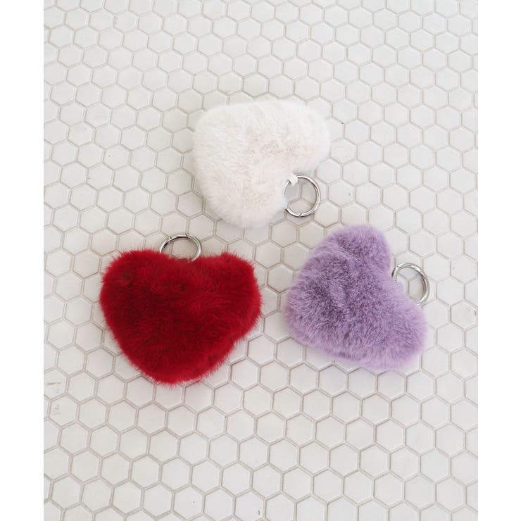 フェイクファーハートポーチチャーム | TRYSIL | 詳細画像8 