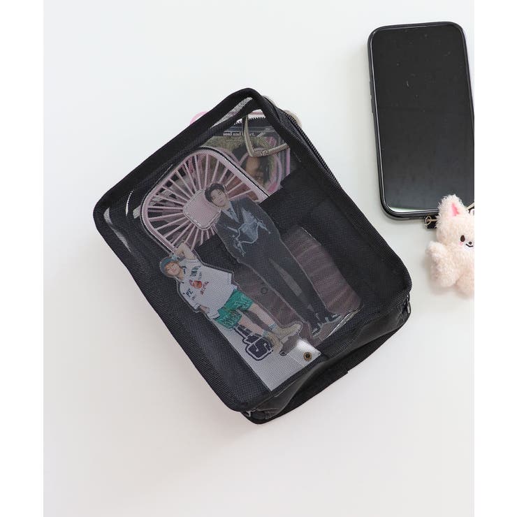 メッシュスクエアポーチ縦型 | TRYSIL | 詳細画像2 