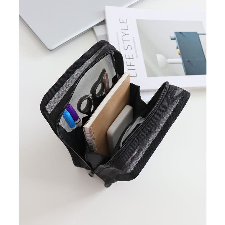 メッシュスクエアポーチ縦型 | TRYSIL | 詳細画像4 