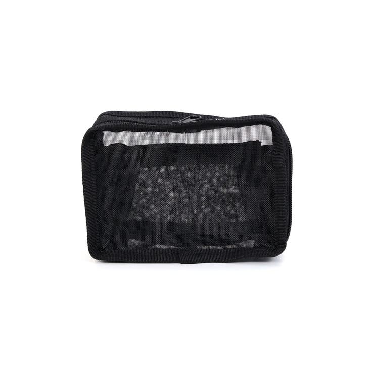 ブラック | メッシュスクエアポーチ | TRYSIL