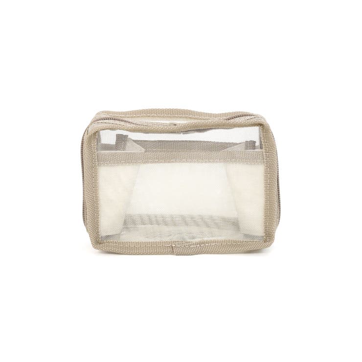 グレージュ | メッシュスクエアポーチ | TRYSIL
