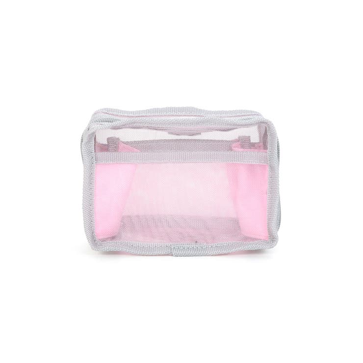 ピンク | メッシュスクエアポーチ | TRYSIL