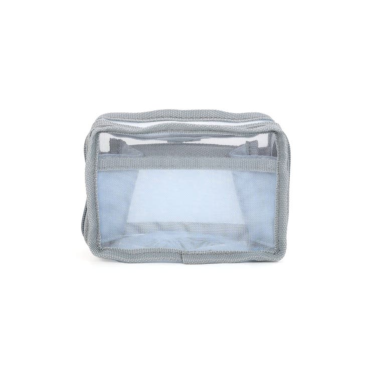 ライトブルー | メッシュスクエアポーチ | TRYSIL