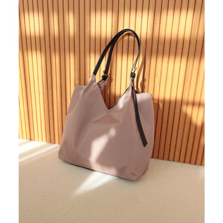 【デイリー/軽量/シーズンレス】ベルトハンドルＶカットトートバッグ | TRYSIL | 詳細画像13 