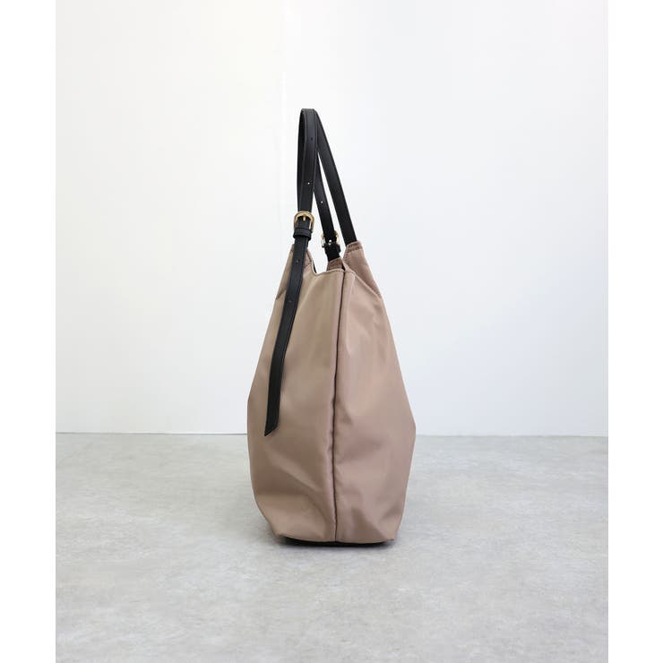 【デイリー/軽量/シーズンレス】ベルトハンドルＶカットトートバッグ | TRYSIL | 詳細画像18 