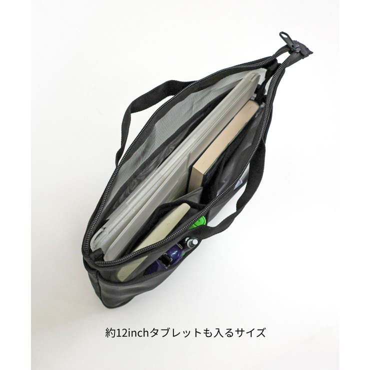 【多収納/軽量/デイリー】メッシュバッグインバッグフラット大 | TRYSIL | 詳細画像3 