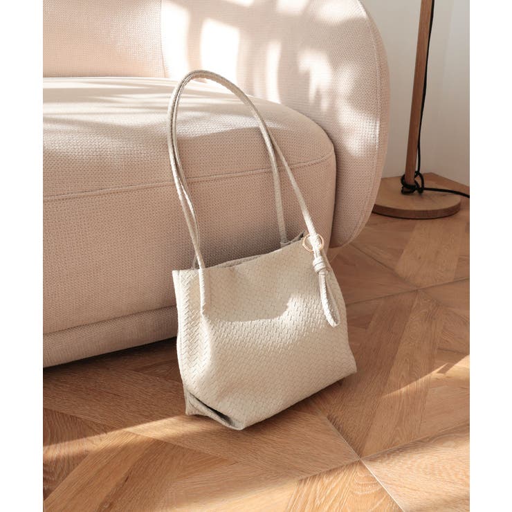 【コンパクト/デイリー/シーズンレス】編み込み風合皮ミニトートバッグ | TRYSIL | 詳細画像9 