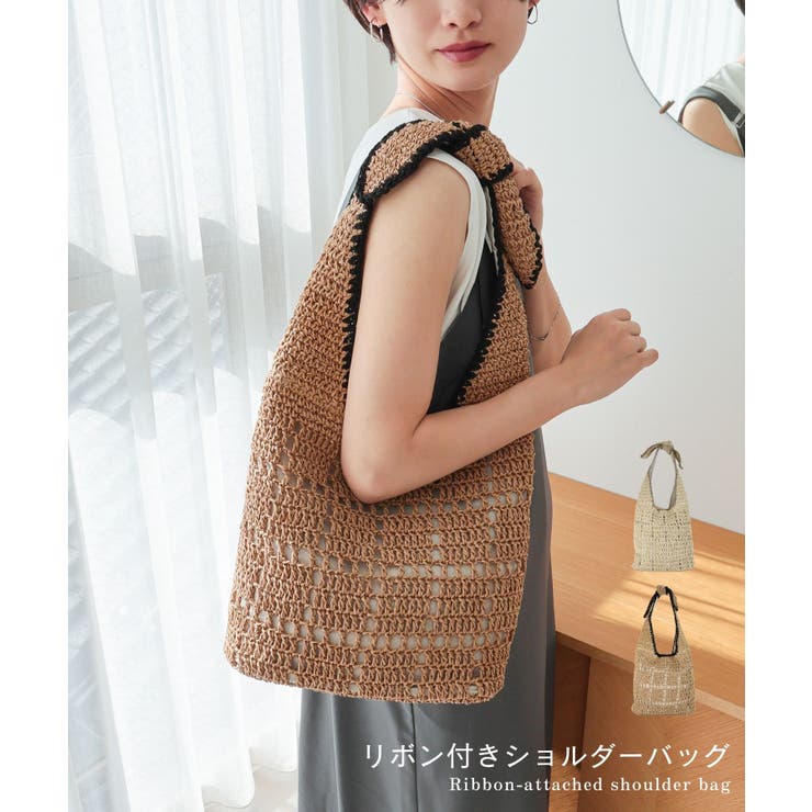 リボン付きショルダーバッグ | TRYSIL | 詳細画像1 