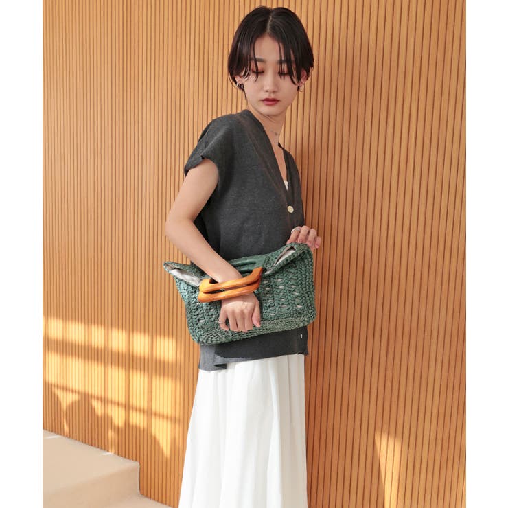 【ミディアムサイズ/デイリー/軽量】ウッドハンドルトートバッグ | TRYSIL | 詳細画像11 