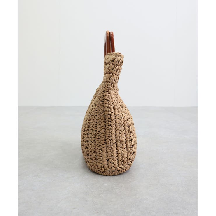 【ミディアムサイズ/デイリー/軽量】ウッドハンドルトートバッグ | TRYSIL | 詳細画像18 