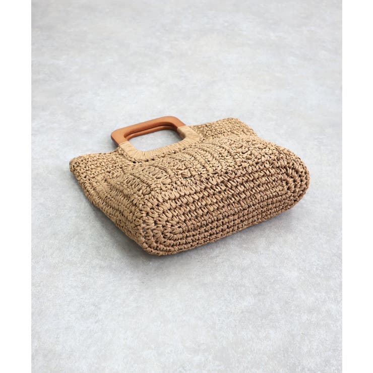 【ミディアムサイズ/デイリー/軽量】ウッドハンドルトートバッグ | TRYSIL | 詳細画像20 