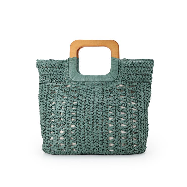 【ミディアムサイズ/デイリー/軽量】ウッドハンドルトートバッグ | TRYSIL | 詳細画像21 