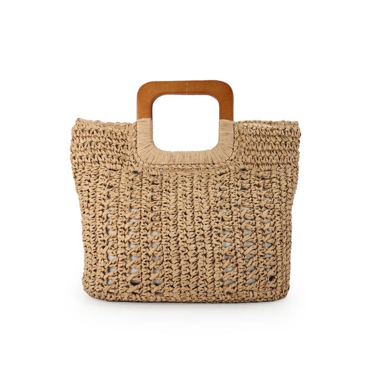 【ミディアムサイズ/デイリー/軽量】ウッドハンドルトートバッグ | TRYSIL | 詳細画像23 