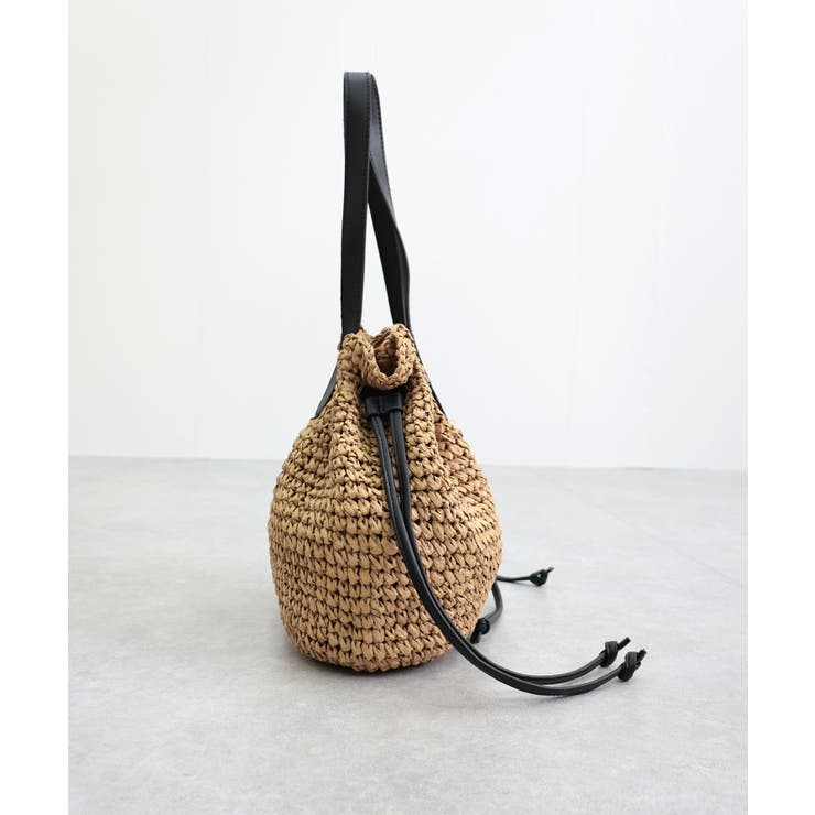 【ミディアムサイズ/デイリー/軽量】ペーパー巾着トートバッグ | TRYSIL | 詳細画像15 