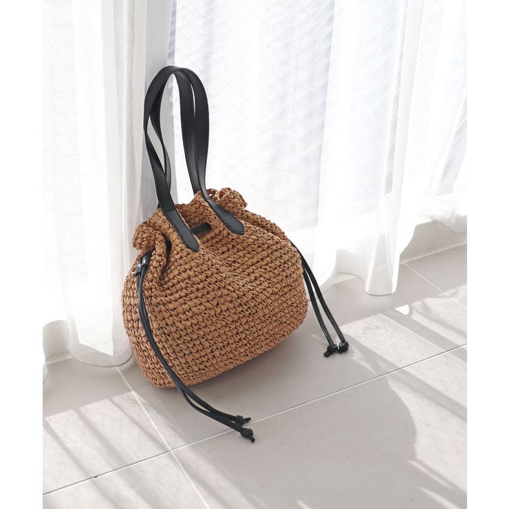 【ミディアムサイズ/デイリー/軽量】ペーパー巾着トートバッグ | TRYSIL | 詳細画像5 