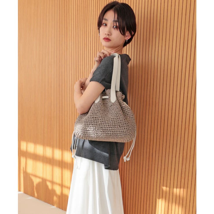 【ミディアムサイズ/デイリー/軽量】ペーパー巾着トートバッグ | TRYSIL | 詳細画像7 