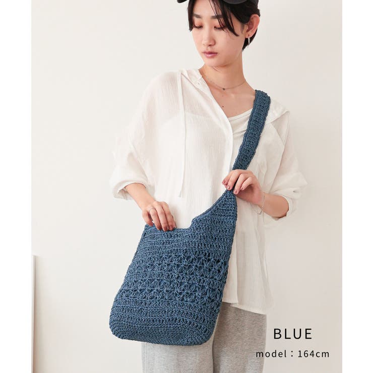 【デイリー/リゾート/カゴバッグ】ペーパーショルダーバッグ | TRYSIL | 詳細画像2 