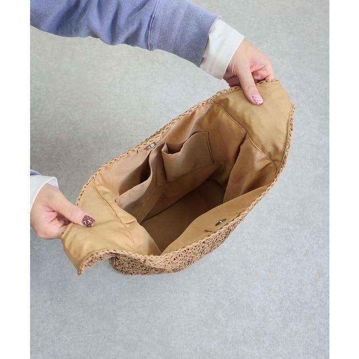 【デイリー/リゾート/カゴバッグ】ペーパーショルダーバッグ | TRYSIL | 詳細画像12 