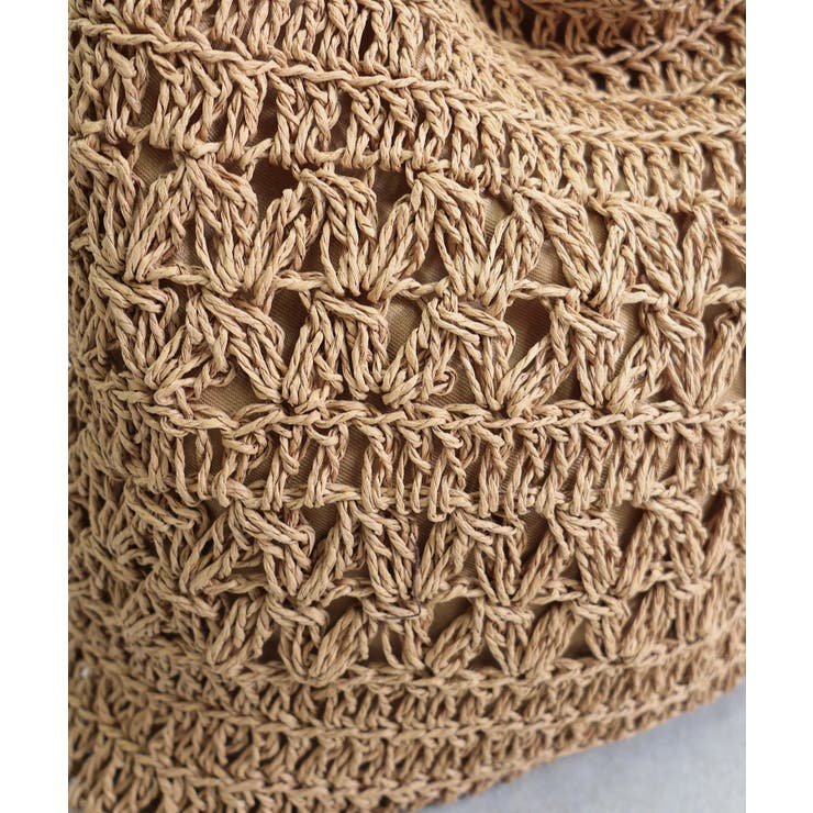 【デイリー/リゾート/カゴバッグ】ペーパーショルダーバッグ | TRYSIL | 詳細画像13 