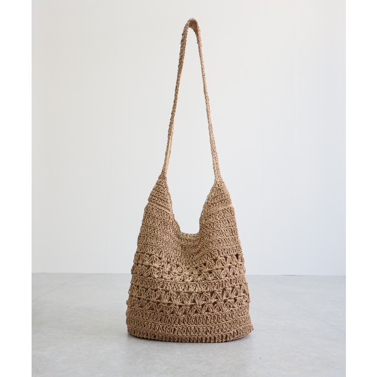 【デイリー/リゾート/カゴバッグ】ペーパーショルダーバッグ | TRYSIL | 詳細画像14 