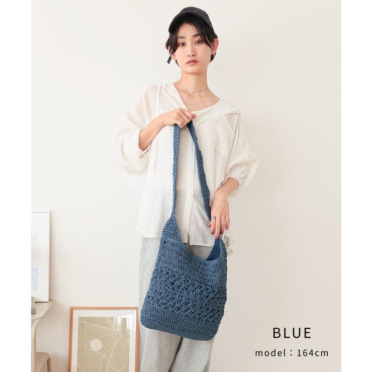 【デイリー/リゾート/カゴバッグ】ペーパーショルダーバッグ | TRYSIL | 詳細画像3 