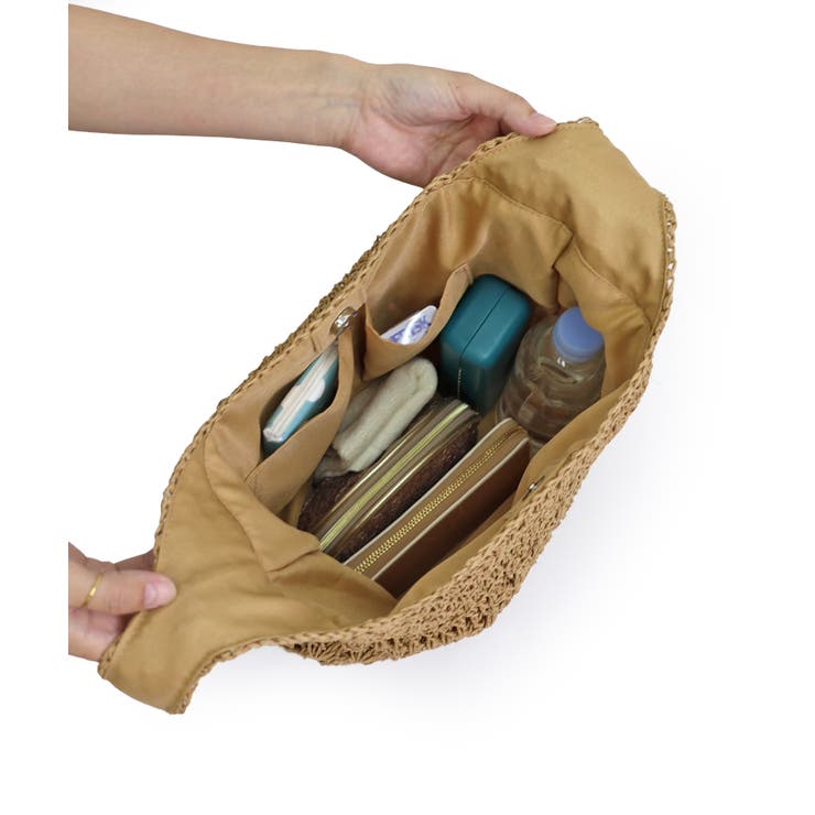 【デイリー/リゾート/カゴバッグ】ペーパーショルダーバッグ | TRYSIL | 詳細画像20 