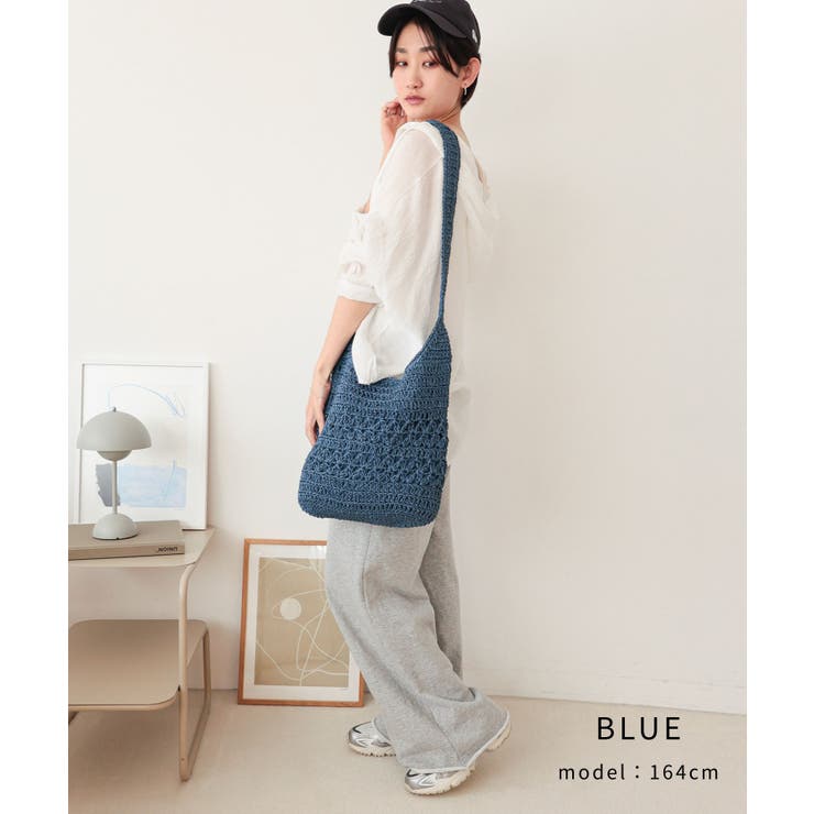 【デイリー/リゾート/カゴバッグ】ペーパーショルダーバッグ | TRYSIL | 詳細画像4 