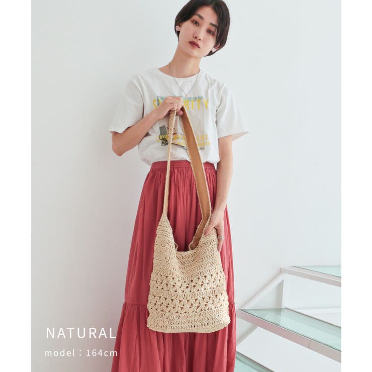 【デイリー/リゾート/カゴバッグ】ペーパーショルダーバッグ | TRYSIL | 詳細画像9 