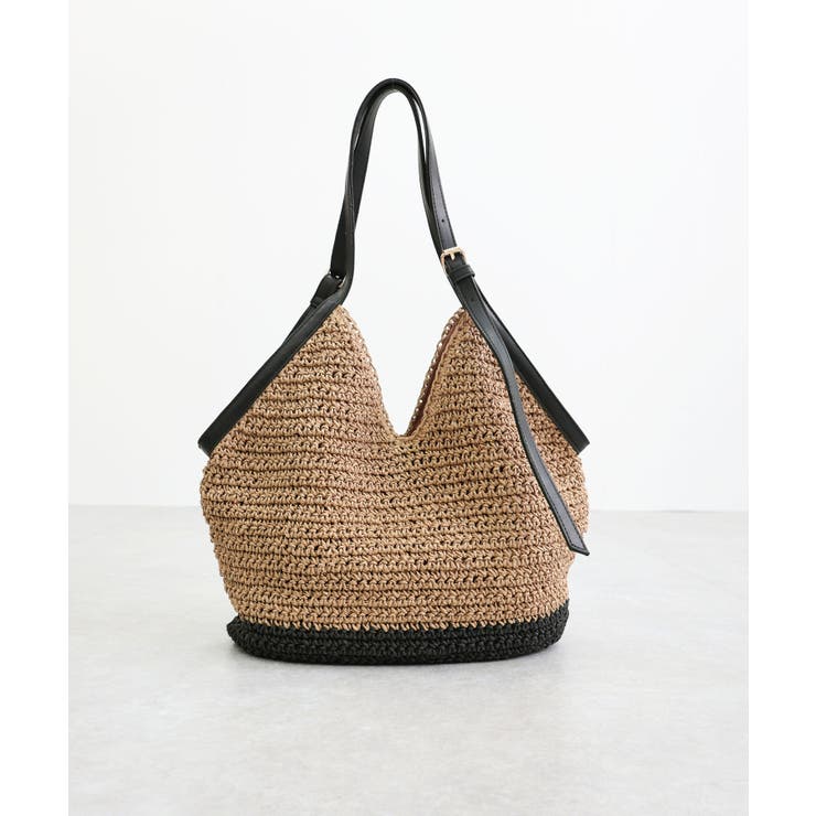 【カゴバッグ/デイリー/リゾート】ベルトハンドルペーパートートバッグ | TRYSIL | 詳細画像18 