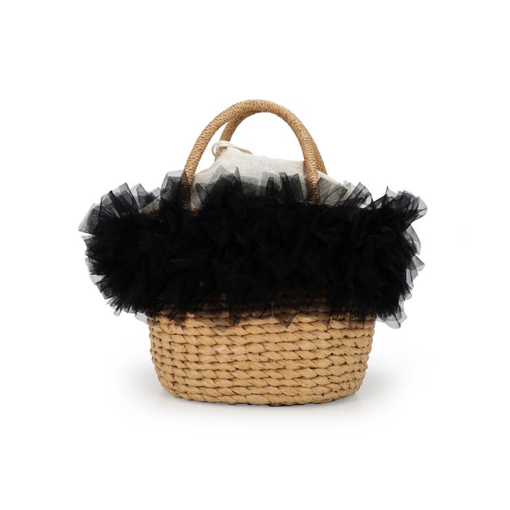 【カゴバッグ/リゾート/プレゼント】チュールフリルカゴバッグ | TRYSIL | 詳細画像21 