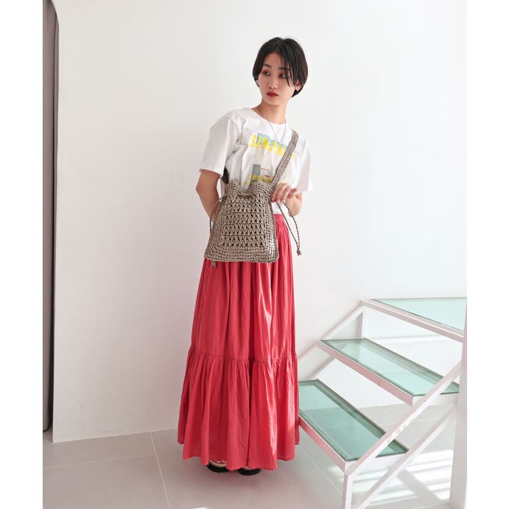 【カゴバッグ/リゾート/軽量】巾着ワンショルダーバッグ | TRYSIL | 詳細画像12 