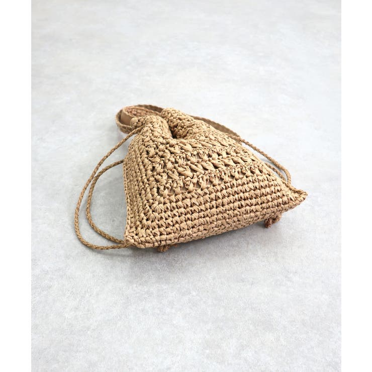 【カゴバッグ/リゾート/軽量】巾着ワンショルダーバッグ | TRYSIL | 詳細画像20 