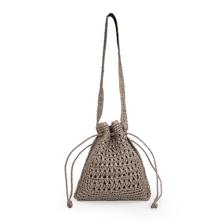 【カゴバッグ/リゾート/軽量】巾着ワンショルダーバッグ | TRYSIL | 詳細画像21 