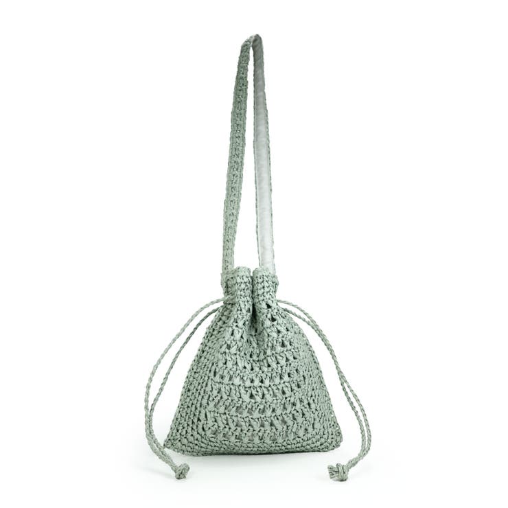 【カゴバッグ/リゾート/軽量】巾着ワンショルダーバッグ | TRYSIL | 詳細画像22 