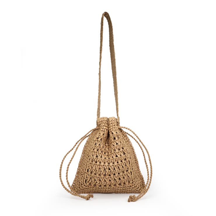【カゴバッグ/リゾート/軽量】巾着ワンショルダーバッグ | TRYSIL | 詳細画像23 