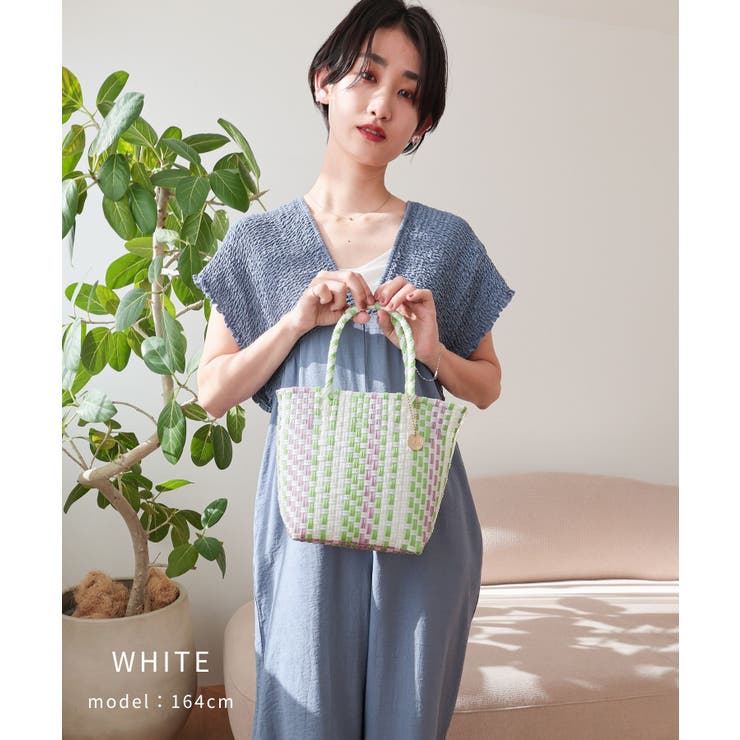 【カゴバッグ/自立する/軽量】メルカドミニトートバッグ | TRYSIL | 詳細画像3 