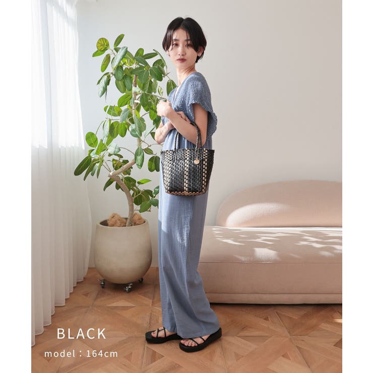 【カゴバッグ/自立する/軽量】メルカドミニトートバッグ | TRYSIL | 詳細画像8 